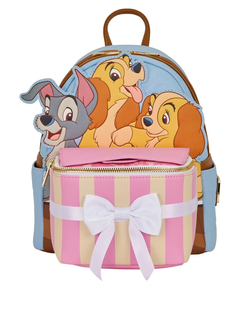 Loungefly Lady and the Tramp Exclusive Puppies Pop-Up Mini Backpack & Wallet
